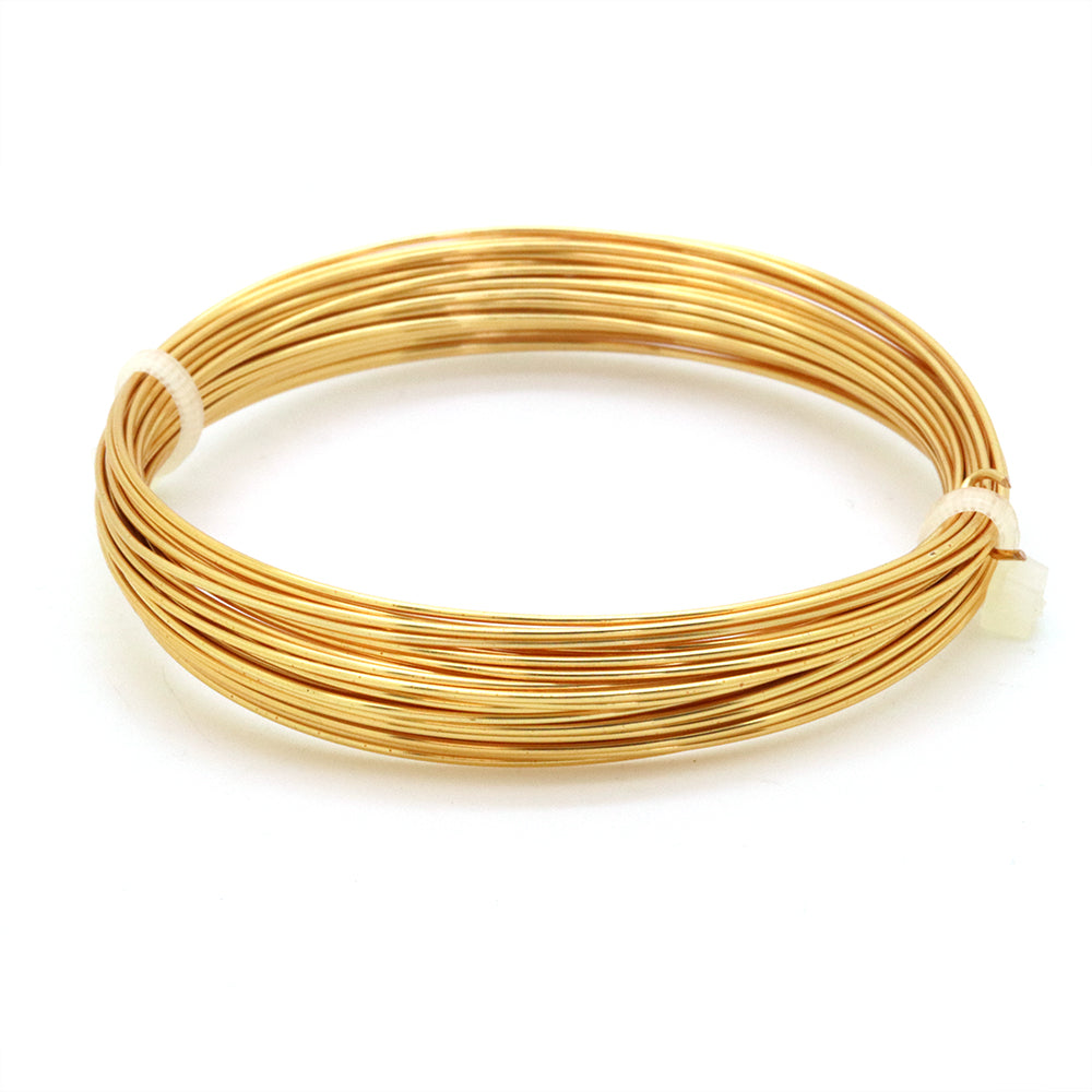 Gilt Coloured Copper Wire 0.8mm - Pack of 6m