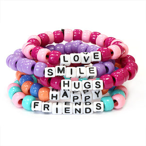 Free Design: Pony Bead Friendship Bracelet