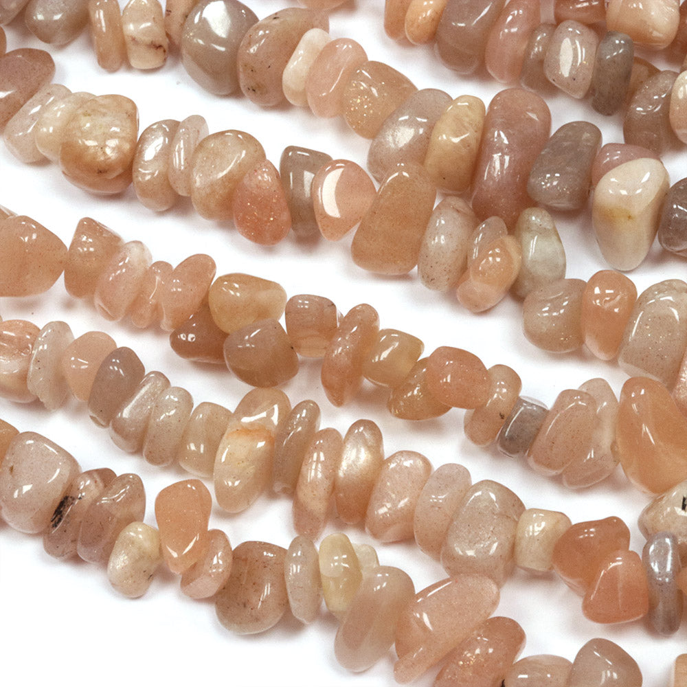 Sunstone Chips - 80cm Strand