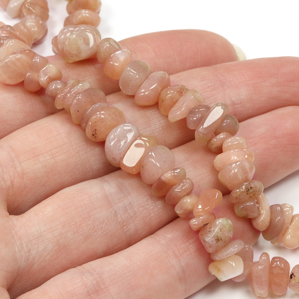 Sunstone Chips - 80cm Strand