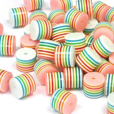 Acrylic Rounds 16mm Ice Cream Mix - Pack of 20