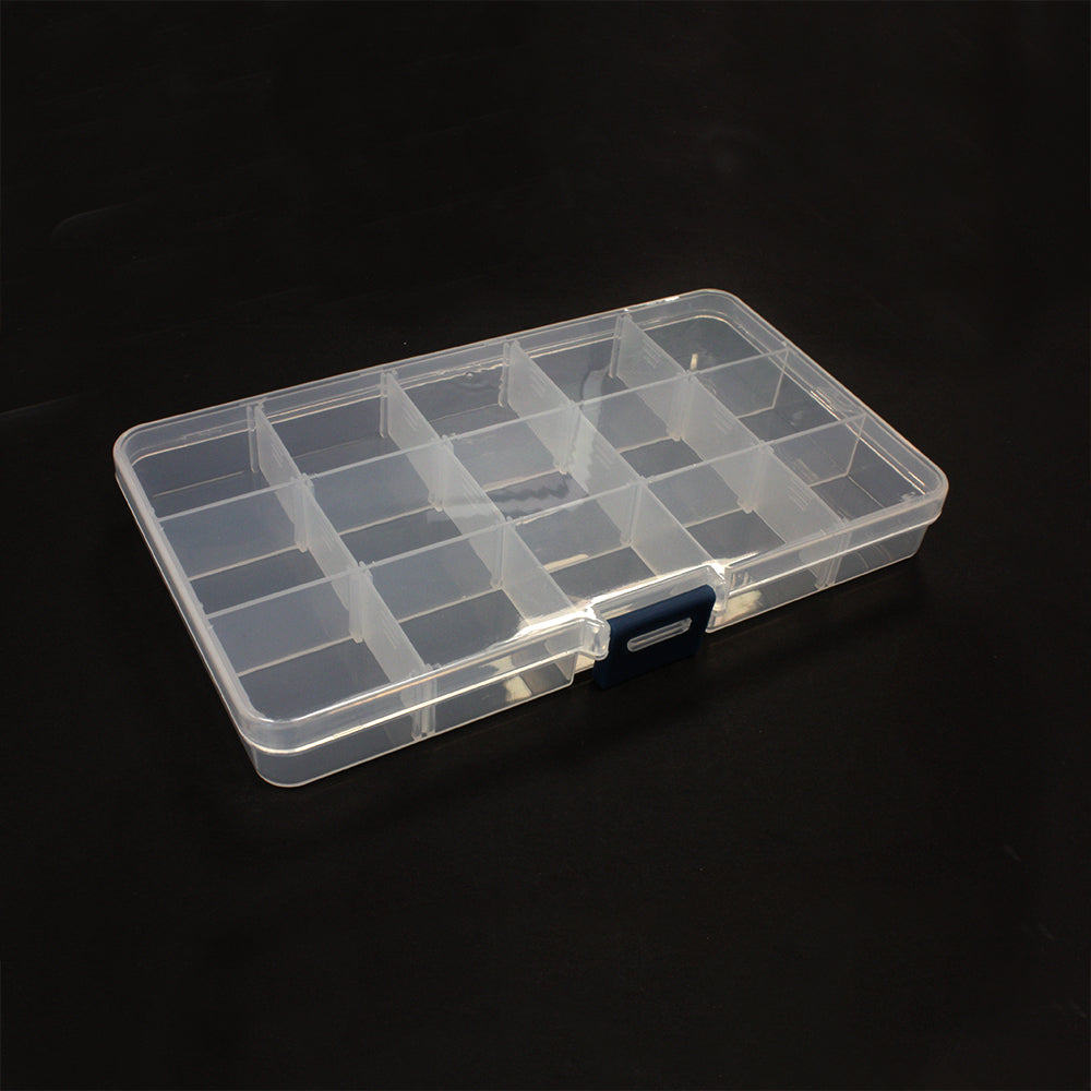 17x10cm Plastic Storage Box 15 Compartment - 1 Box